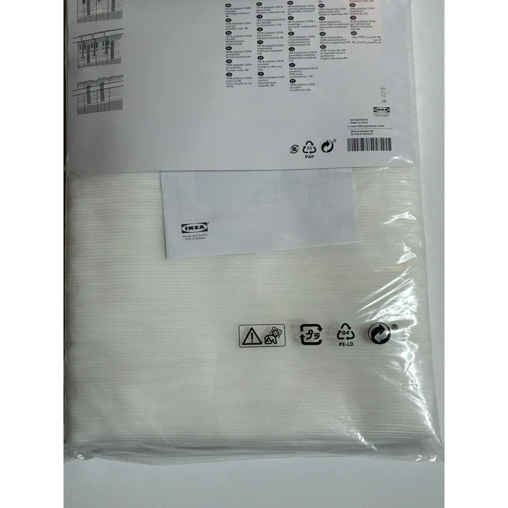 1 Pair Ikea Gjertrud Sheer Curtains 2 Panels 57